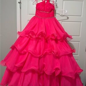Jonathon Kayne Barbie Pink Pageant Dress